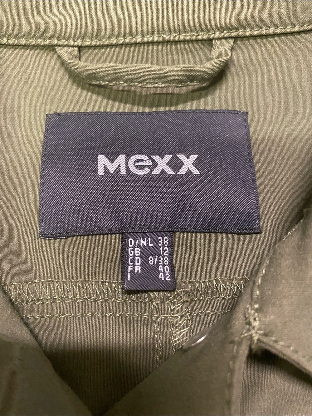 Mexx Olive Utility Button-Up Jacket - Picture 2 of 4
